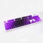 104+4 OEM Profile PBT Dip-dye Gradient Keycaps Set Cherry MX Switch for Mechanical Gaming Keyboard Blue / White / Pink Keycap